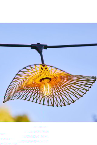 Decorazione luminosa Serenity - Neutro e nero - 6 m