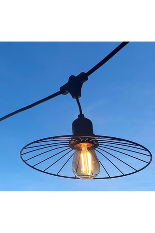 Decorazione con presa elettrica 10 LED Chic Cage Light - 6 m