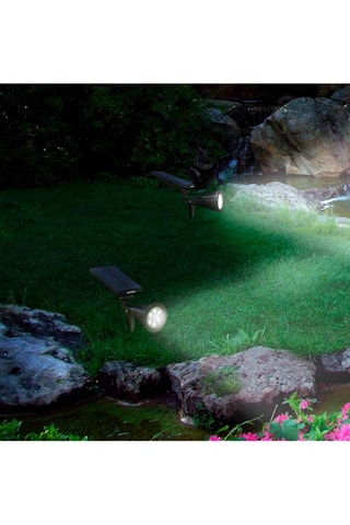 Proiettore a energia solare 2 in 1 LED Andover XL - Nero