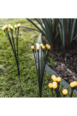 3 torce solari LED Lyra - Nero