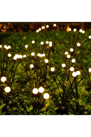 4 torce solari LED Lyra - Nero