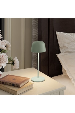 Lampada da tavolo LED senza cavo Sophia - Verde oliva 
