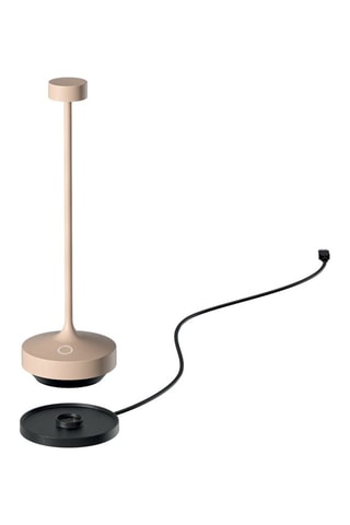 Lampada da tavolo LED senza cavo Ruby - Crema 