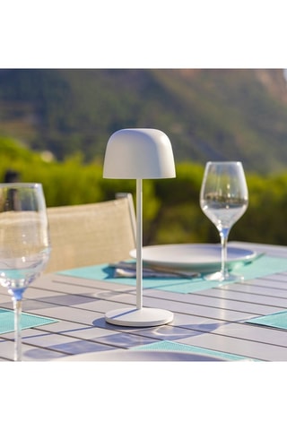 6 lampade da tavolo LED senza cavo Sophia - Bianco 