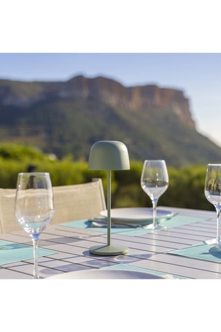 6 lampade da tavolo LED senza cavo Sophia - Verde