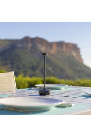 6 lampade da tavolo LED senza cavo Ruby - Nero