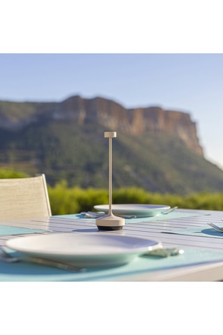 6 lampade da tavolo LED senza cavo Ruby - Crema