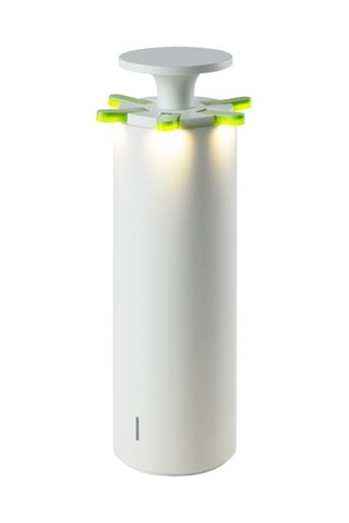 Lampada da tavolo senza cavo alluminio FIREWORK Verde H24