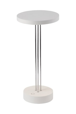 Lampada da tavolo senza cavo in alluminio TRIZIO Bianco H33cm