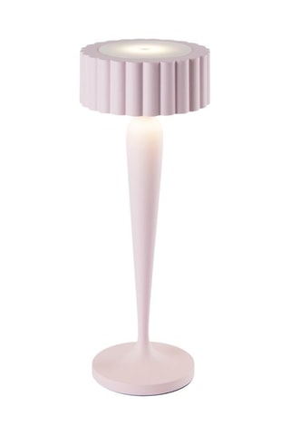 Lampada da tavolo senza cavo alluminio TWIGGY Rosa H26 cm 