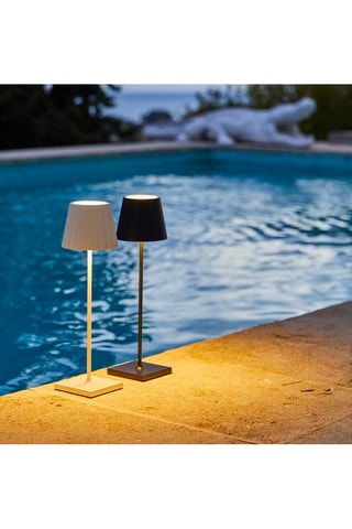 Lampada da scrivania da interno ed esterno LED senza cavo Kelly vintage - 38 cm