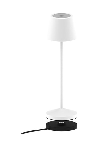 Lampada su piede LED ricaricabile Emily - Bianco