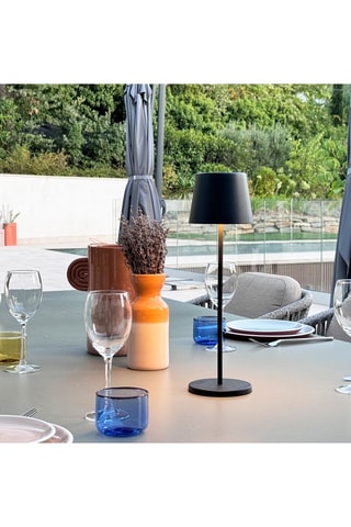 Lampada da tavolo LED senza cavo Kelly - Nero  