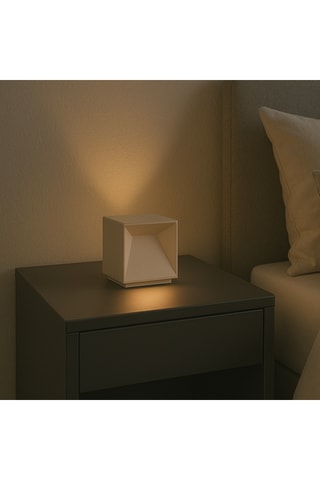 Lampada da tavolo LED senza cavo Cubox - Beige - 2 W