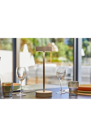 Lampada da tavolo LED senza cavo Sandy Mini - Beige - 2 W