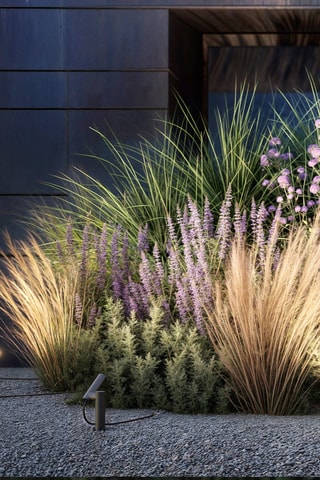 Faretto a energia solare LED da piantare al suolo Axent - Nero - 2,2 W