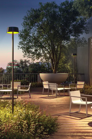 Lampada da terra a energia solare Sundress - Nero - 4 W