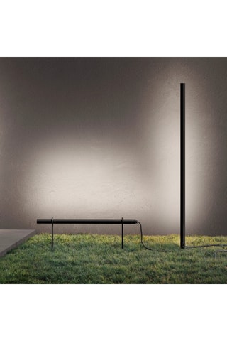 Lampioncino a energia solare LED Stem mini - Nero - 2 W