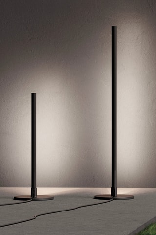 Lampioncino a energia solare LED Stem mini - Nero - 2 W