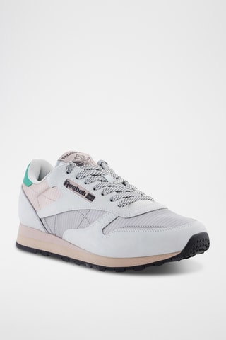 Sneakers in pelle Classic Wet Nylon - Bianco