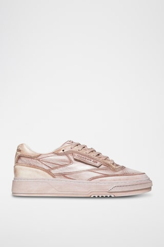 Sneakers in pelle Club LTD Vintage R - Rosa antico