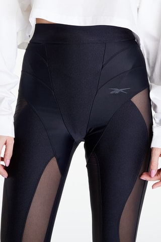 Leggings a vita alta Butterfly - Nero