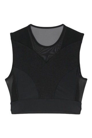 Crop top Butterfly - Nero