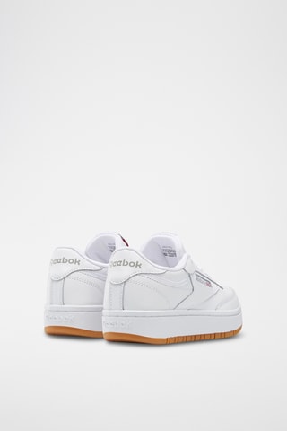 Sneakers in pelle Club C Double - Bianco