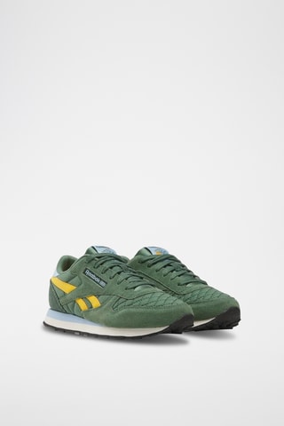 Sneakers in pelle scamosciata Classic Leather - Verde scuro