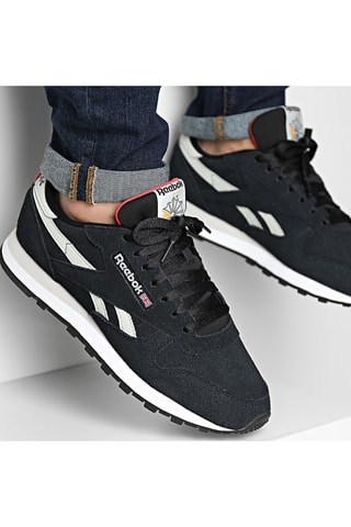 Sneakers in pelle scamosciata Classic - Nero