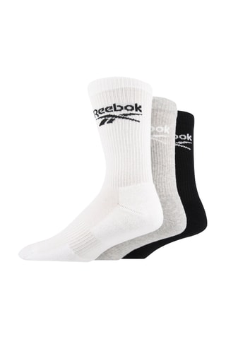 3 paia di calze Classic Core - Bianco e grigio chiaro