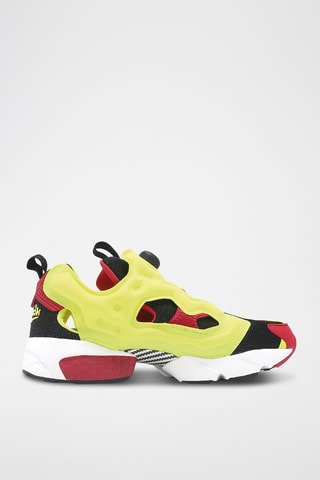 Slip-on Instapump Fury 94 - Verde fluo e rosso