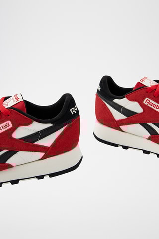 Sneakers in pelle scamosciata Classic - Rosso e bianco