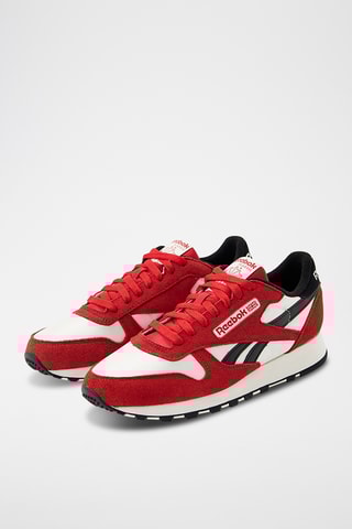 Sneakers in pelle scamosciata Classic - Rosso e bianco