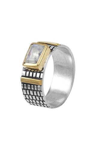 Bague Argent et pierre de lune