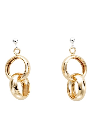 Boucles d'oreilles - Argent plaqué or jaune