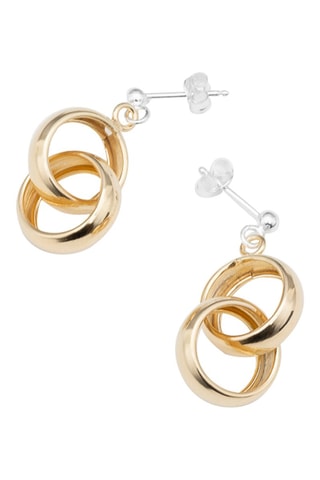 Boucles d'oreilles - Argent plaqué or jaune