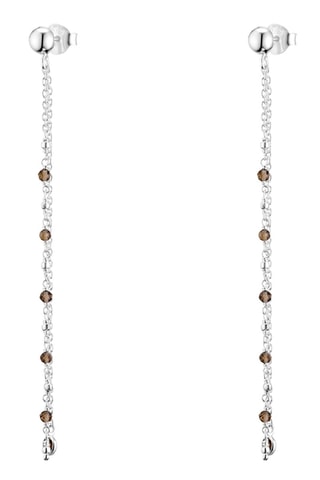 Boucles d'oreilles Argent et quartz