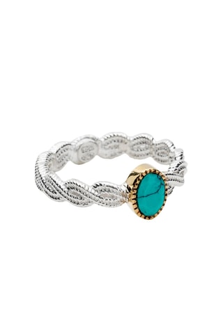 Bague - Argent et turquoise