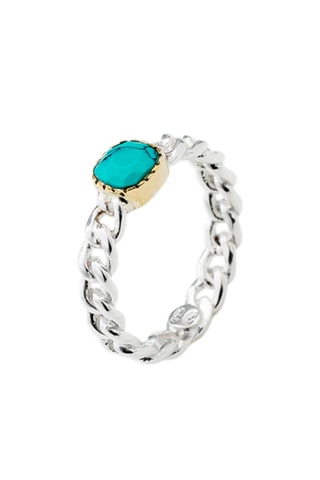 Bague - Argent et turquoise