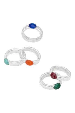 Bague - Argent et cornaline