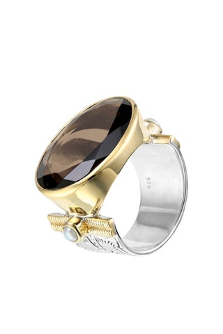 Bague Argent et quartz