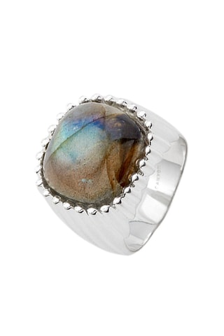 Bague - Argent et labradorite