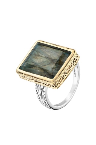 Bague - Argent et labradorite
