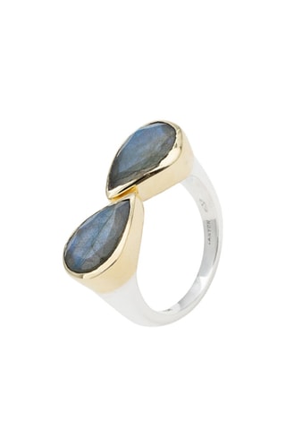 Bague - Argent et labradorites