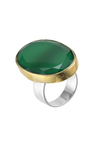 Bague - Argent et onyx