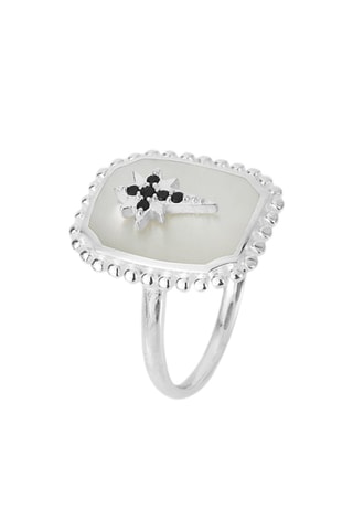 Bague Argent et nacre