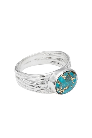 Bague - Argent et turquoise