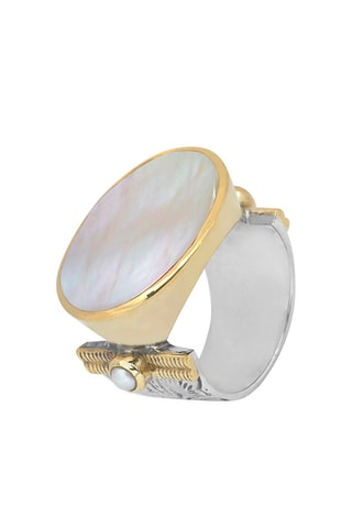 Bague Argent et nacre