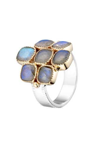 Bague - Argent et labradorites